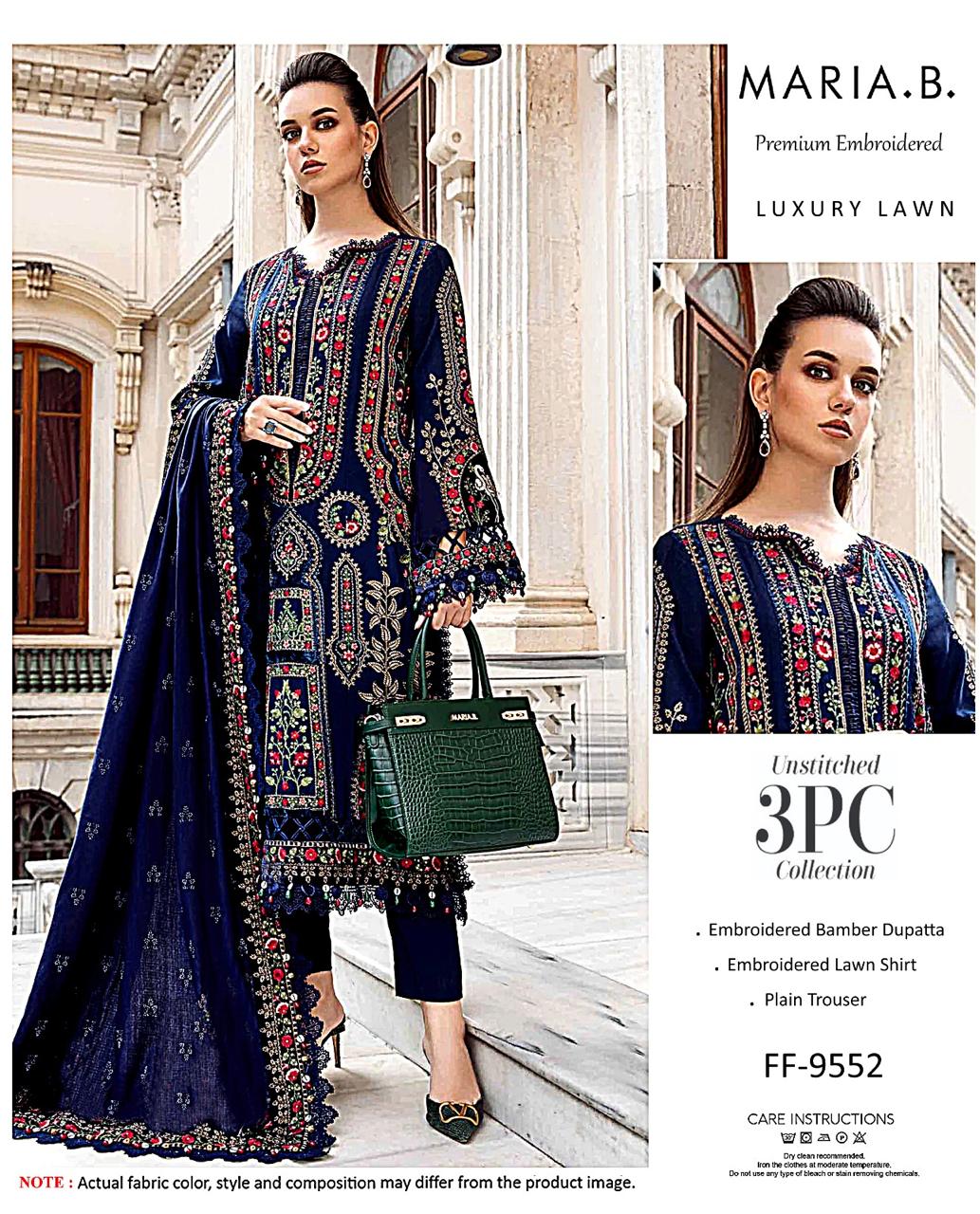 Libaas FF-9544 Embroidered Lawn Suit IBX Collection Pakistan
